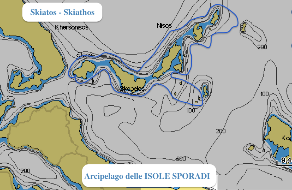 sporadi crociera in barca a vela Cicladi